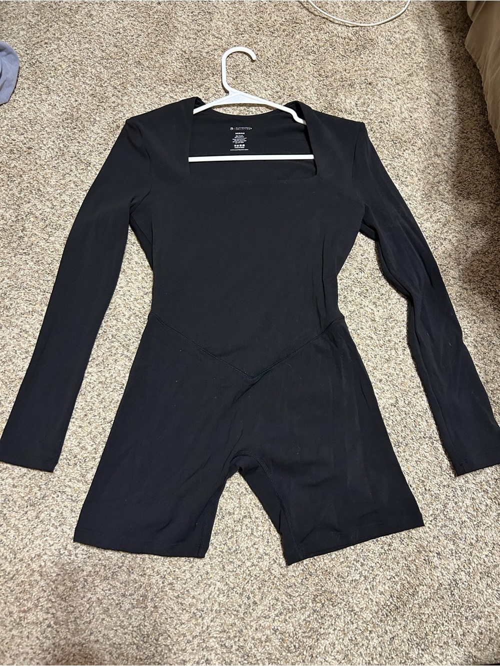Buffbunny Butter Long Sleeve Bodysuit - Black